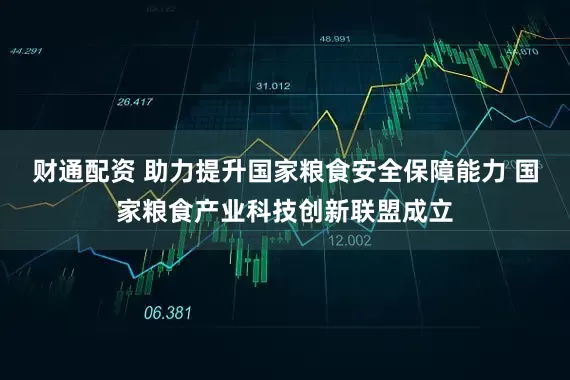 财通配资 助力提升国家粮食安全保障能力 国家粮食产业科技创新联盟成立
